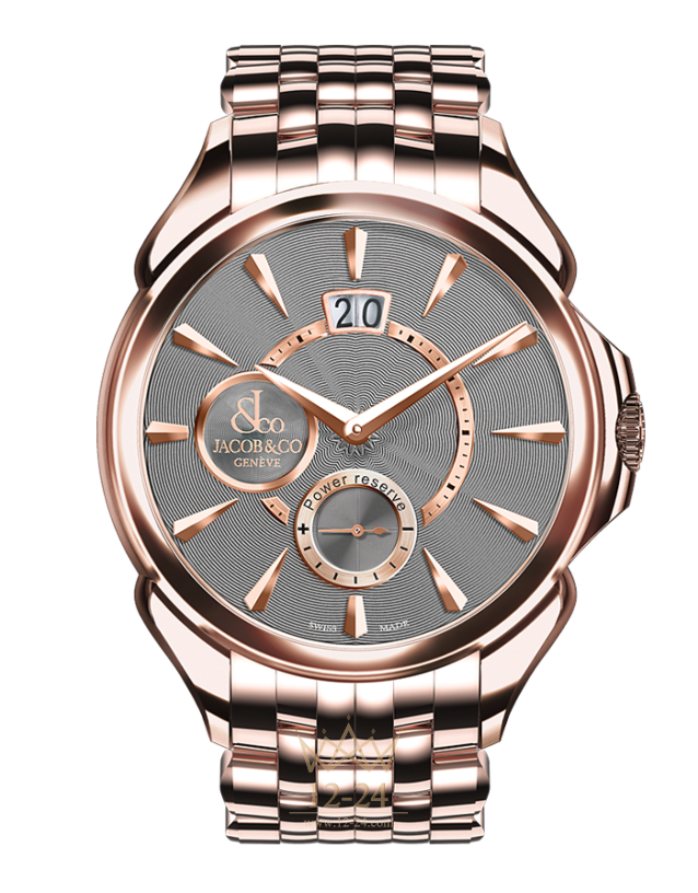 Jacob &amp; Co PALATIAL CLASSIC MANUAL BIG DATE - ROSE GOLD PC400.40.NS.NA.A40AA