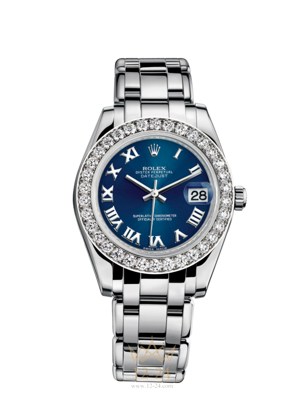 Rolex 34 мм White Gold and Diamonds 81299-0039