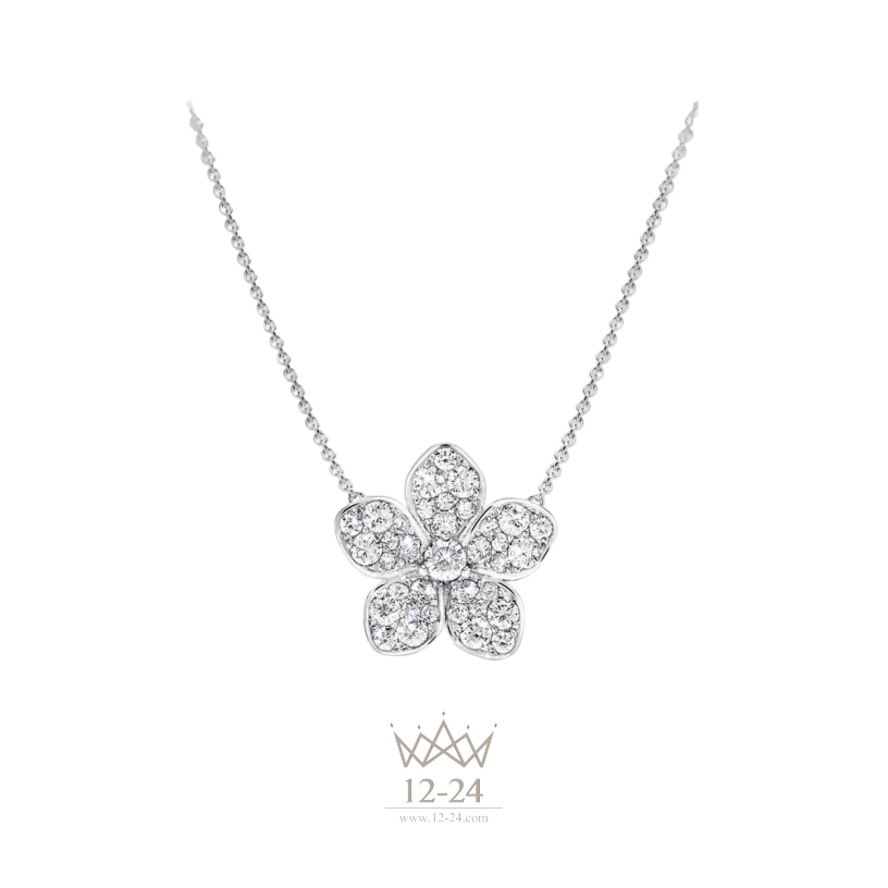 Graff Wild Flower Large Pavé Diamond Pendant RGP785