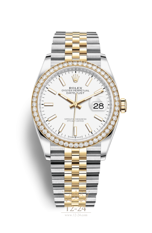 Rolex Oyster 36 мм Steel Yellow gold and Diamonds 126283rbr-0005