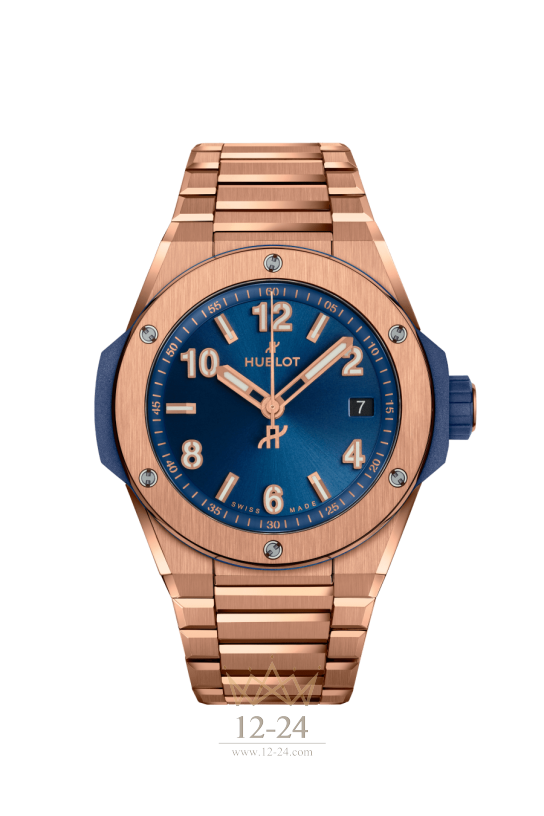 Hublot Integrated Time Only King Gold Blue 457.OX.7180.OX
