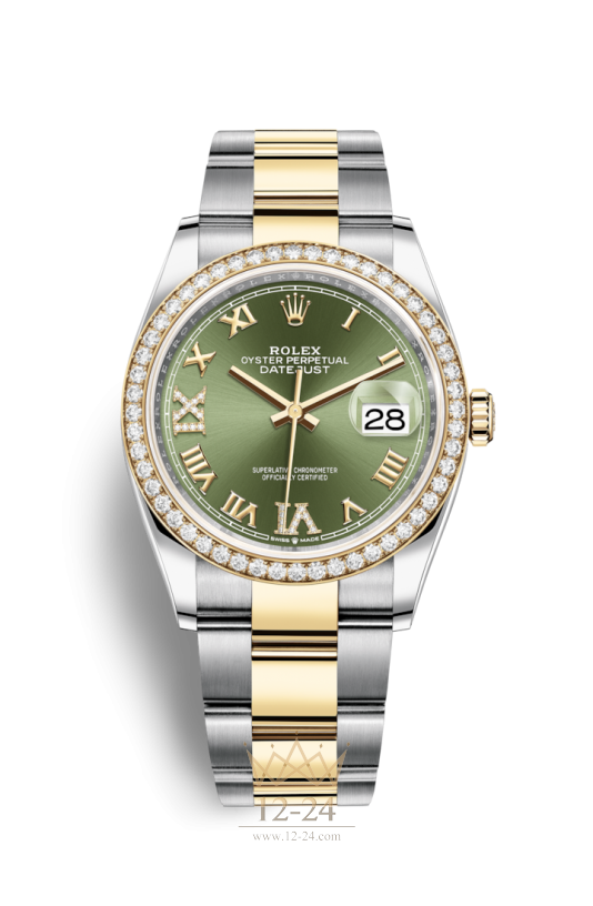 Rolex Oyster 36 мм Steel Yellow gold and Diamonds 126283rbr-0012