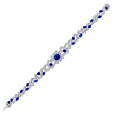 Украшение Graff Nuage Bracelet Sapphire and Diamond RGB241 — дополнительная миниатюра 2