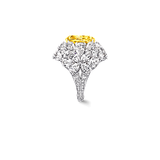 Украшение Graff Radiant Cut Yellow and White Diamond Ring GR46058 — additional thumb 2