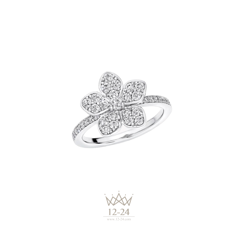 Graff Wild Flower Pavé Diamond Ring RGR848