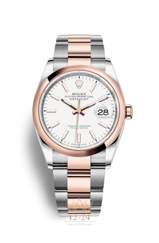 Rolex Oyster 36 мм Steel and Gold Everose 126201-0018