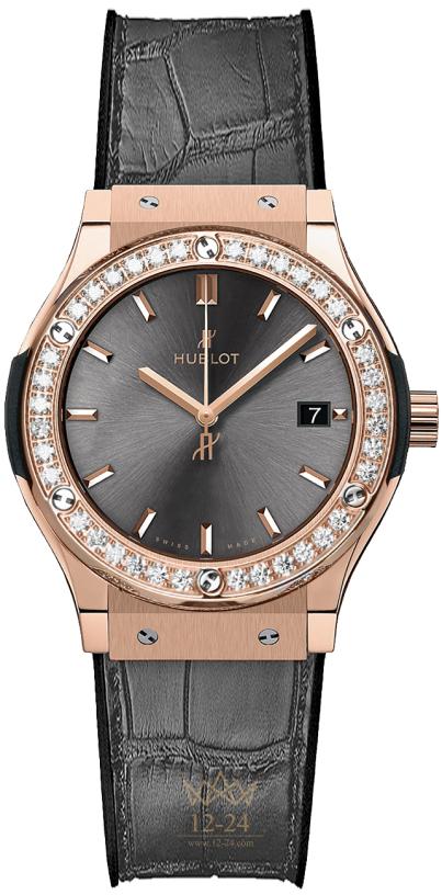 Hublot King Gold Grey Diamonds 581.OX.7081.LR.1104