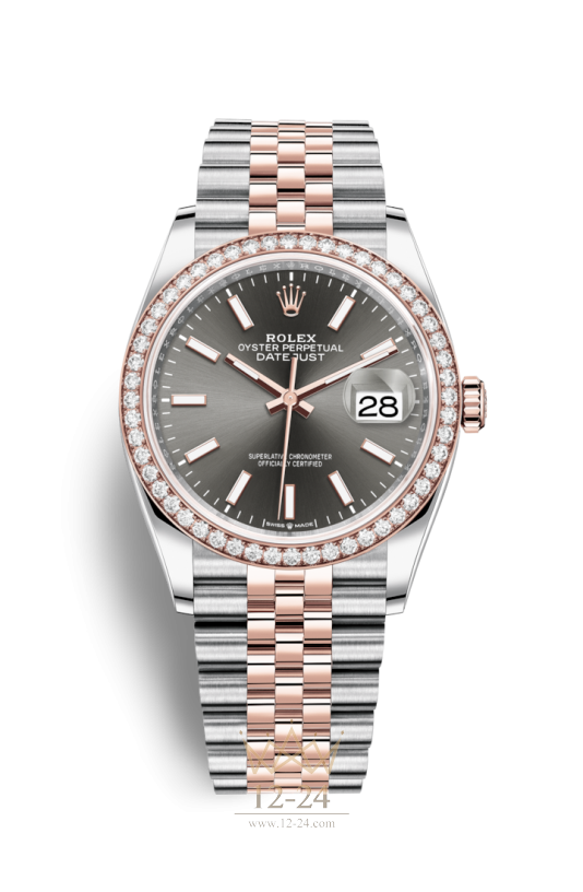 Rolex Oyster 36 мм Steel and Gold Everose 126281rbr-0001
