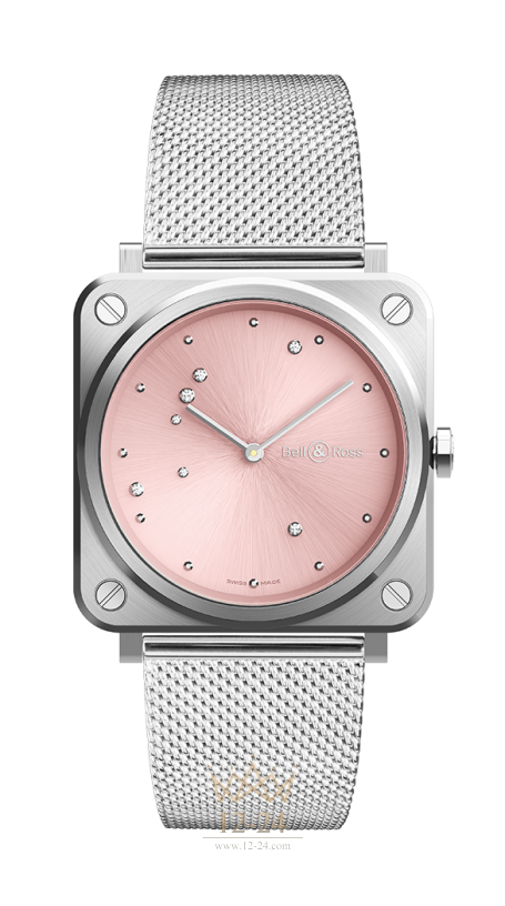 Bell &amp; Ross Br S Pink Diamond Eagle BRS-EP-ST/SST