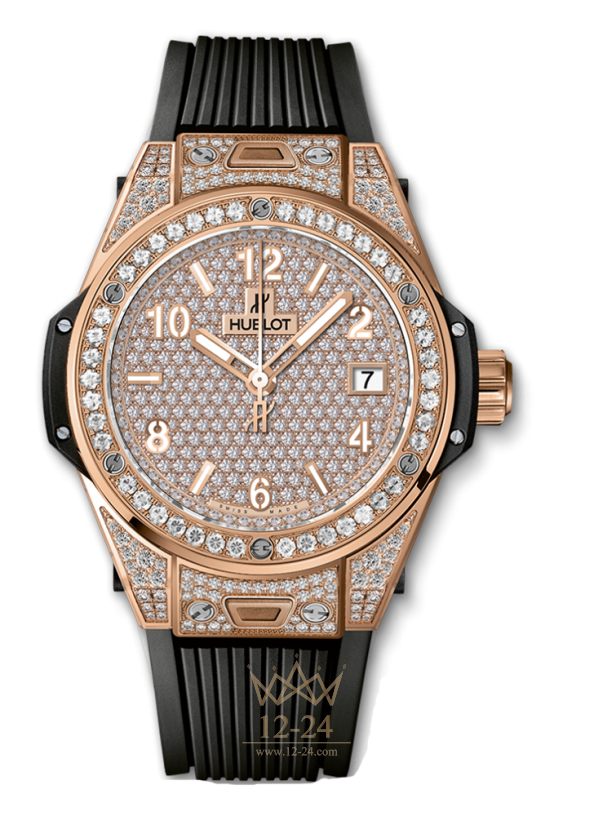 Hublot ONE CLICK KING GOLD FULL PAVÉ 465.OX.9010.RX.1604
