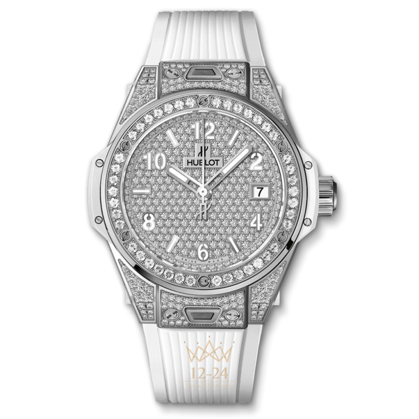 Hublot ONE CLICK STEEL WHITE FULL PAVÉ 465.SE.9010.RW.1604