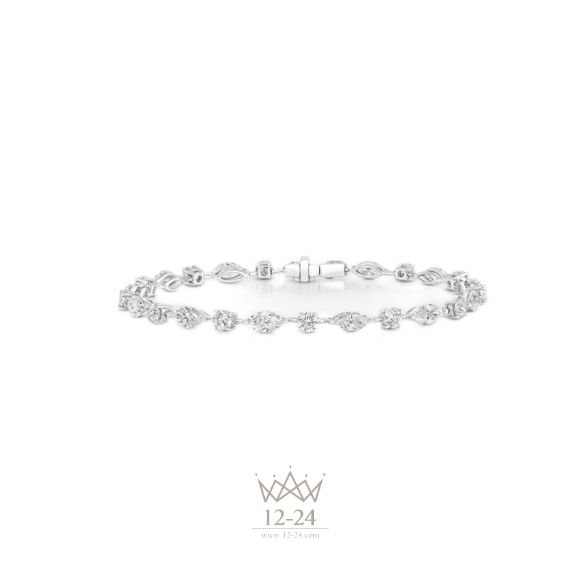 Graff Round and Marquise Cut Diamond Bracelet RGB497
