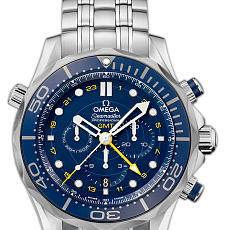 Часы Omega Co-Axial GMT Chronograph 44 мм 212.30.44.52.03.001 — дополнительная миниатюра 1