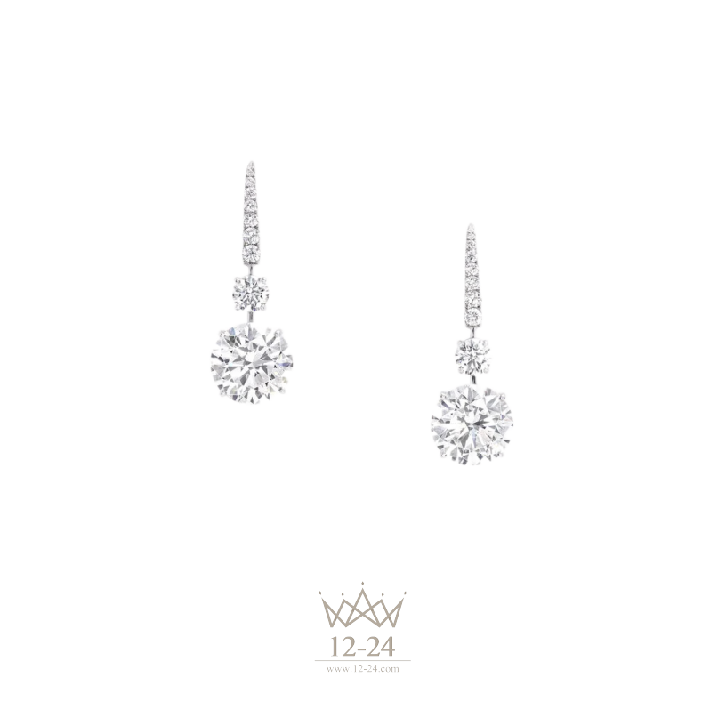 Graff Round Diamond Solitaire Earrings RTSW01ALL