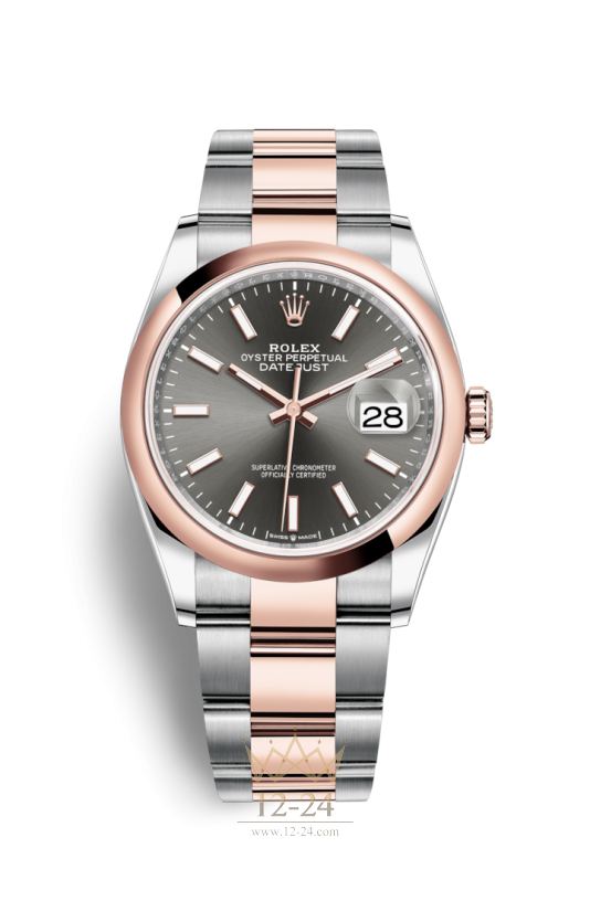 Rolex Oyster 36 мм Steel and Gold Everose 126201-0014
