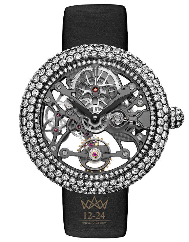 Jacob &amp; Co BRILLIANT SKELETON JEWELRY WHITE GOLD WITH BLACK DLC TREATMENT BS531.31.RD.AK.A