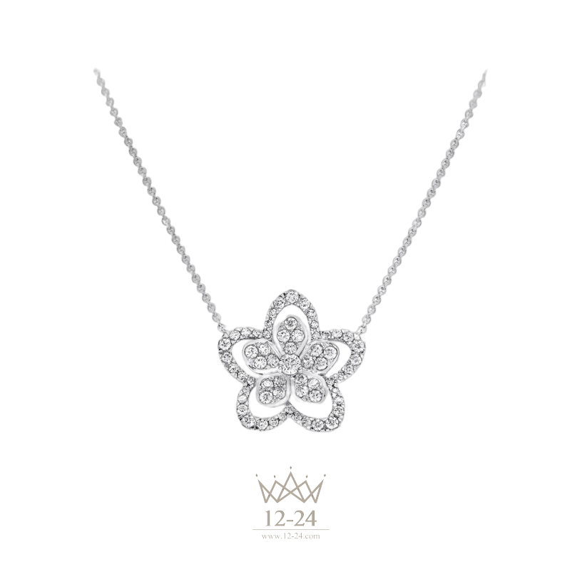 Graff Wild Flower Large Diamond Pendant RGP774