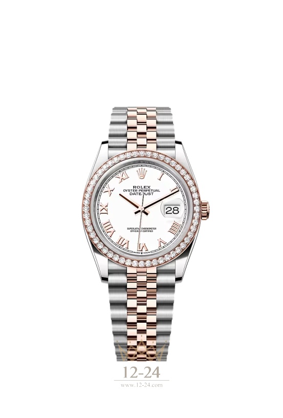 Rolex Oyster 36 мм Steel Gold Everose and Diamonds 126281rbr-0003