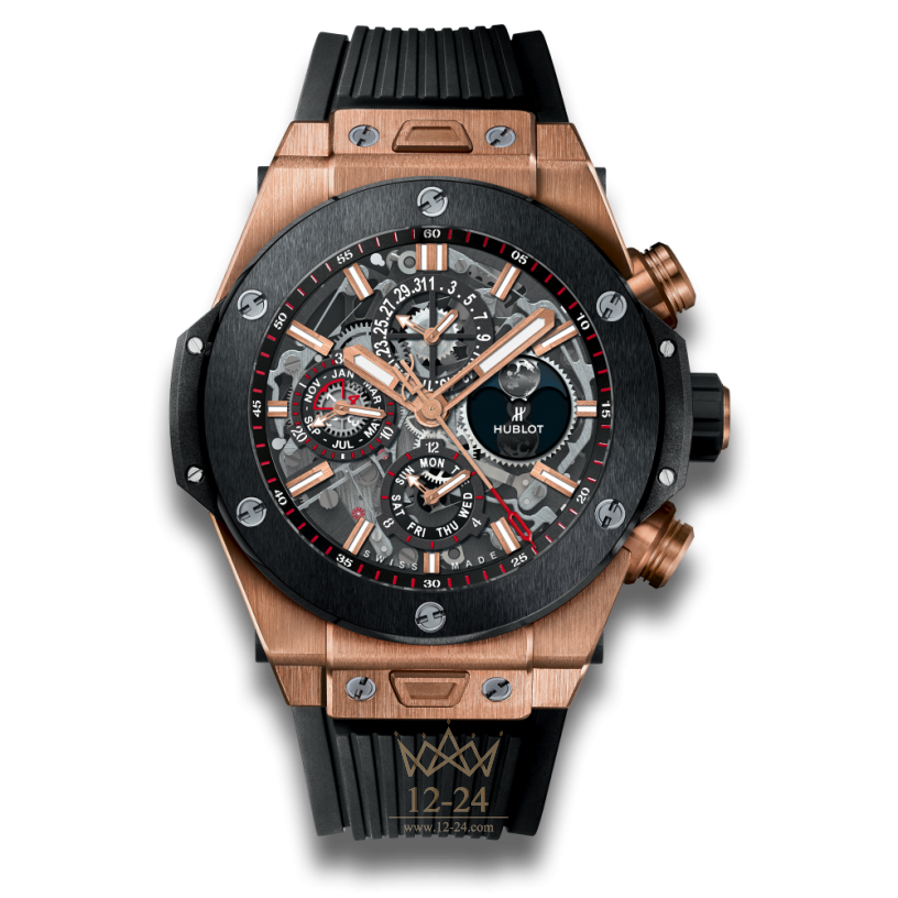 Hublot Unico Perpetual Calendar King Gold Ceramic 45 mm 406.OM.0180.RX
