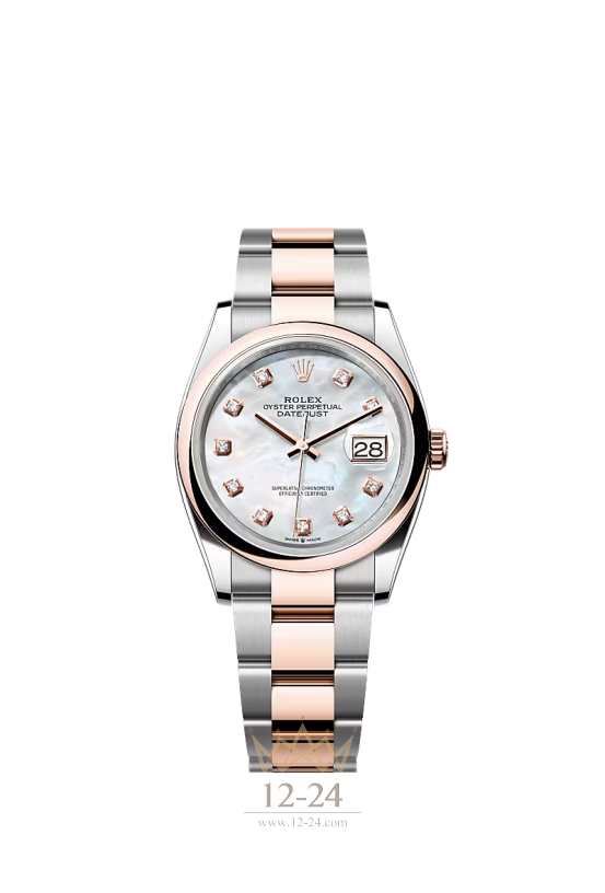 Rolex Oyster 36 мм Steel and Gold Everose 126201-0022