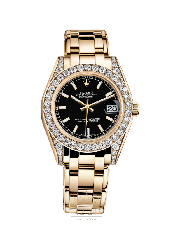 Rolex 34 мм Yellow gold and Diamonds 81158-0117