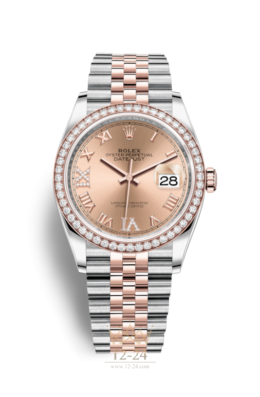 Rolex Oyster 36 мм Steel Gold Everose and Diamonds 126281rbr-0015