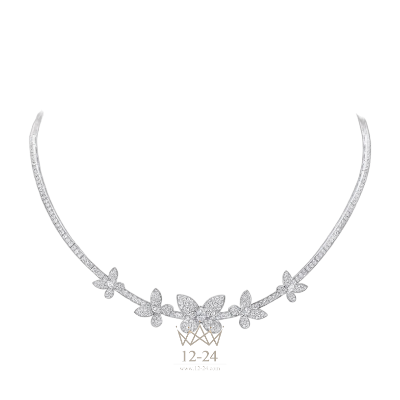 Graff Pavé Butterfly Diamond Necklace RGN890