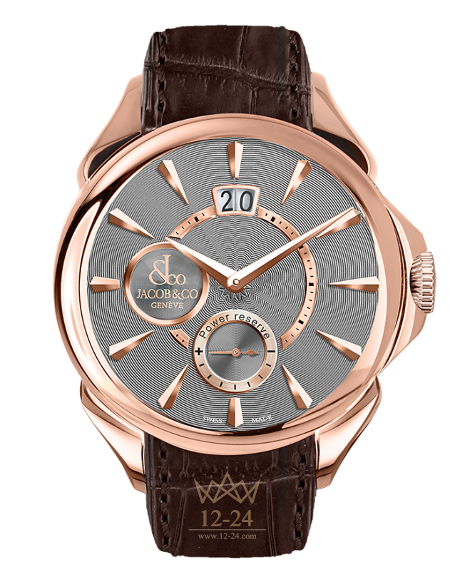 Jacob &amp; Co PALATIAL CLASSIC MANUAL BIG DATE - ROSE GOLD PC400.40.NS.NA.A