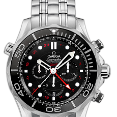Часы Omega Co-Axial GMT Chronograph 44 мм 212.30.44.52.01.001 — дополнительная миниатюра 1