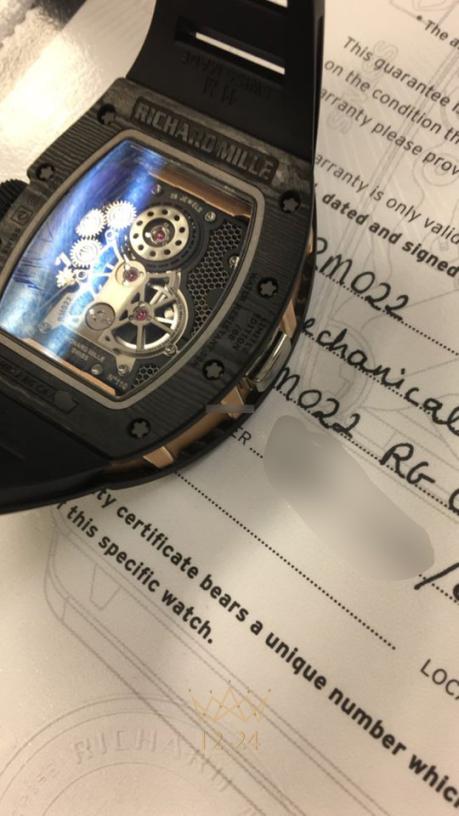 Richard Mille Richard Mille Rose Gold NTPT Aerodune Tourbillone Dual Time RM 022 RG NTPT