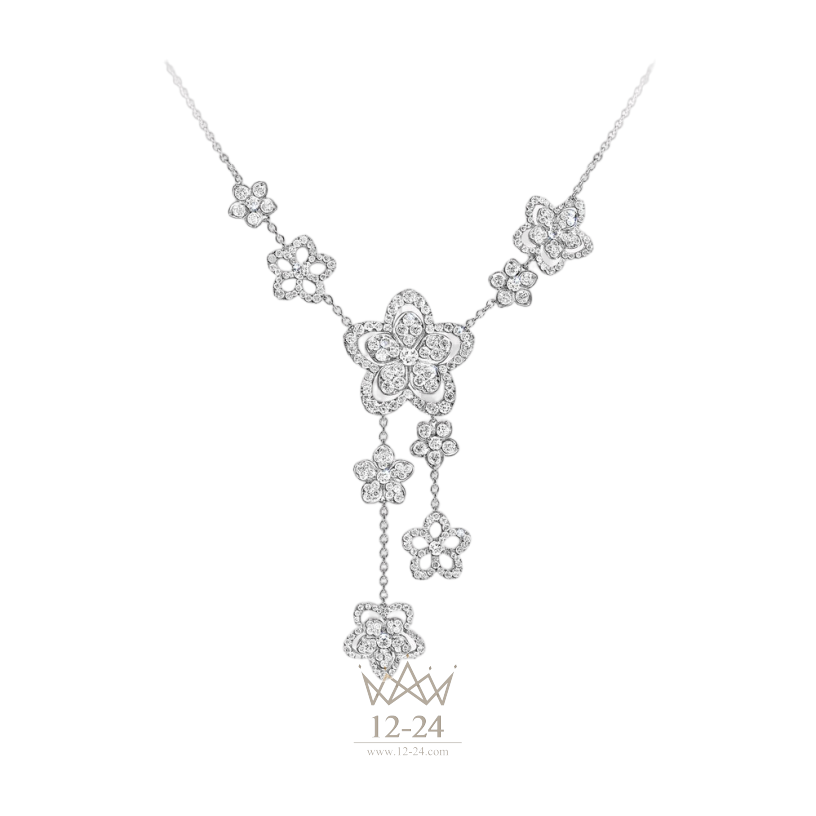 Graff Wild Flower Diamond Drop Necklace RGN754