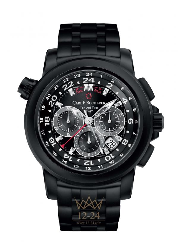 Carl F. Bucherer Traveltec Black 00.10620.12.33.21