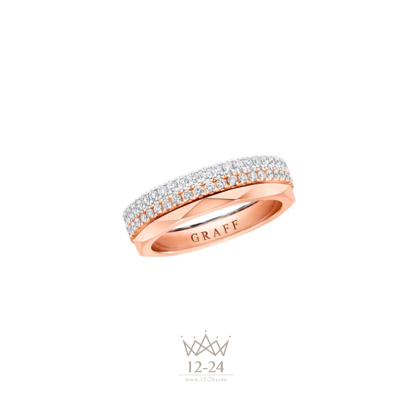 Graff Three-Row Layered Diamond Ring RGR1085