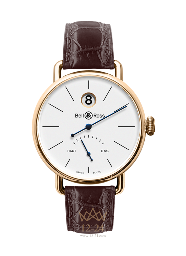 Bell &amp; Ross WW1 HEURE SAUTANTE ROSE GOLD BRWW1-JH-PG/SCR