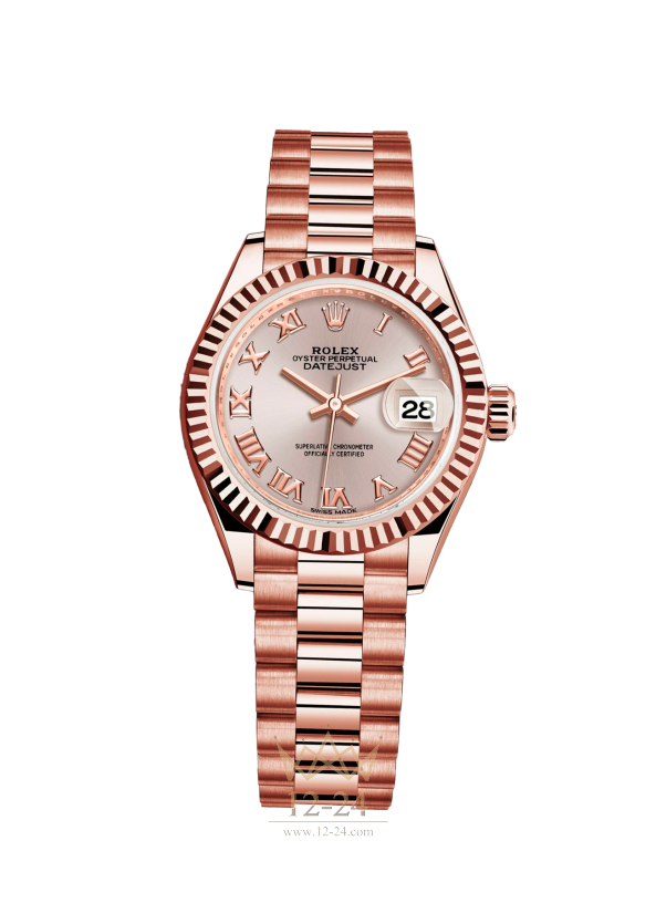 Rolex Lady-Datejust 28 Oyster Everose gold 279175-0011
