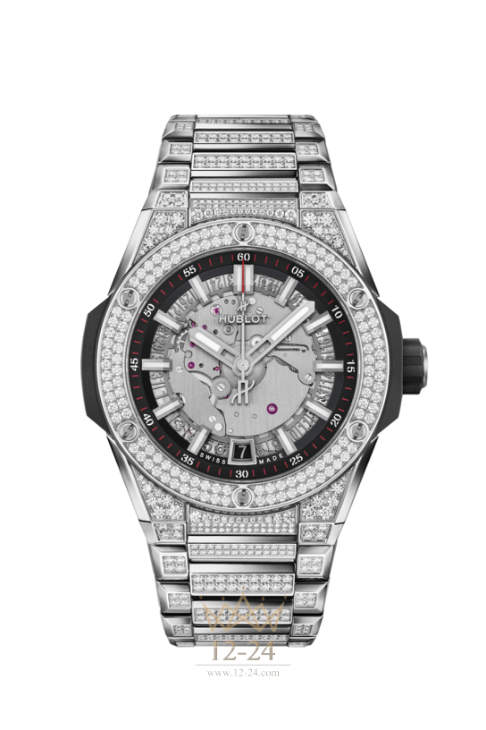Hublot Integrated Time Only Titanium Pavé 456.NX.0170.NX.3704