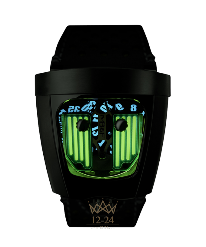 MB&amp;F HMX Black Badger Radar Green 57.STGL.B
