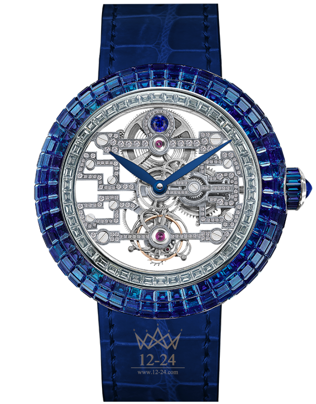 Jacob &amp; Co Brilliant Art Deco Blue Sapphire BT545.30.BB.BB.A