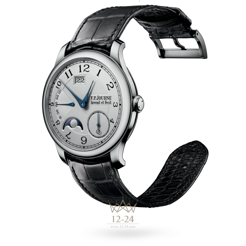F.P.Journe Octa Automatique Lune FPJ-Co-Octa-AutomatLune-AL-Guilloche-CuirPl