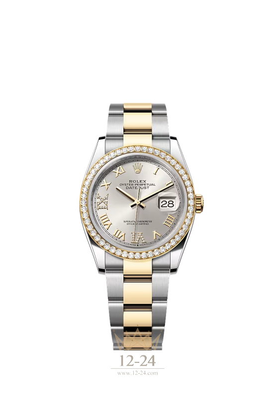 Rolex Oyster 36 мм Steel Yellow gold and Diamonds 126283rbr-0018