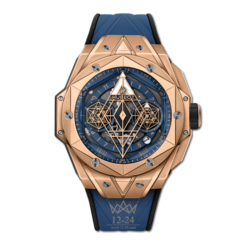 Hublot Unico Sang Bleu II King Gold Blue 418.OX.5108.RX.MXM20
