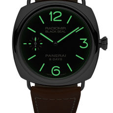 Часы Panerai Black Seal 8 Days Acciaio - 45 мм PAM00609 — дополнительная миниатюра 1
