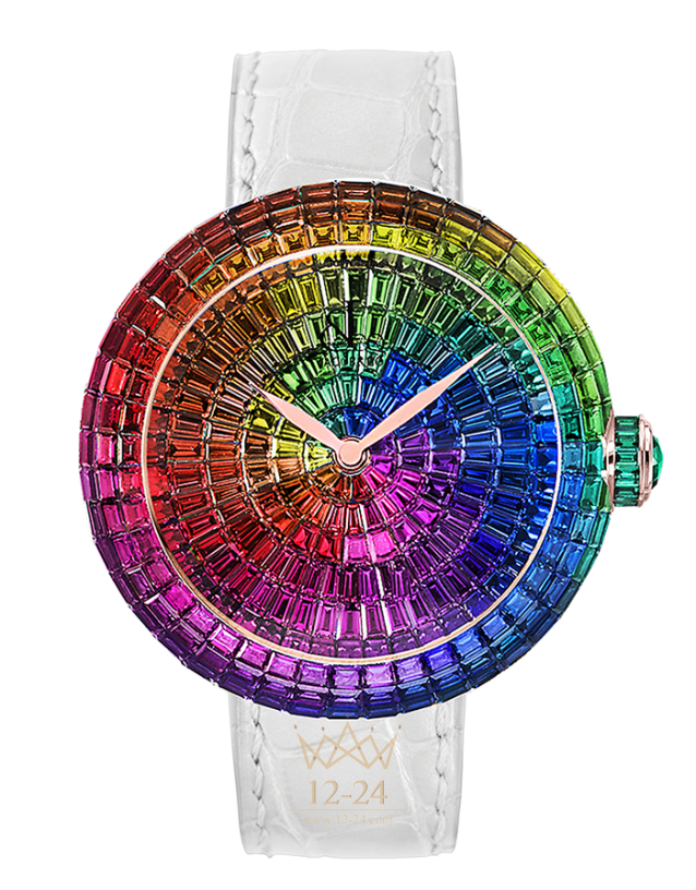 Jacob &amp; Co Brilliant Full Baguette Rainbow BA534.40.HE.HE.A