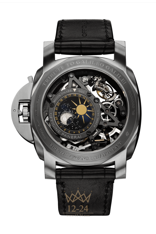 Panerai Lastronomo Tourbillon Moon Phases Equation of Time GMT — 50 mm PAM00920
