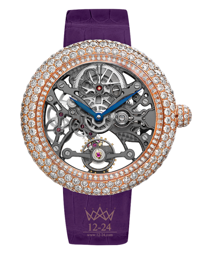 Jacob &amp; Co BRILLIANT SKELETON NORTHERN LIGHTS ROSE GOLD 210.431.40.RD.AB.3RD