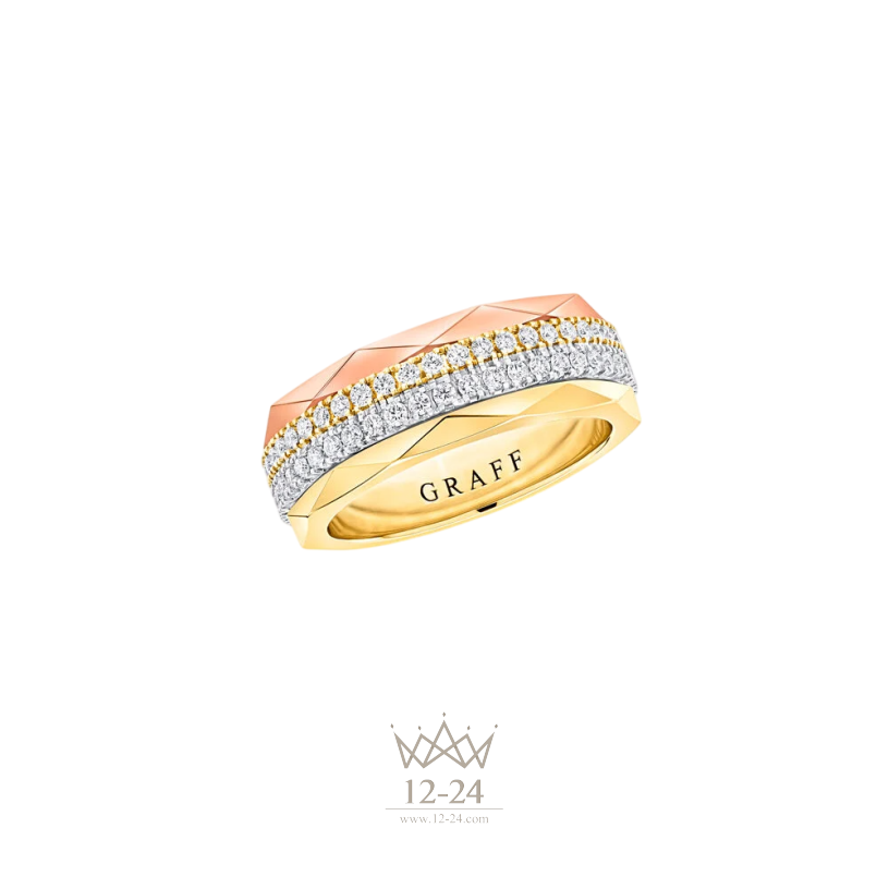 Graff Four-Row Layered Diamond Ring RGR1086