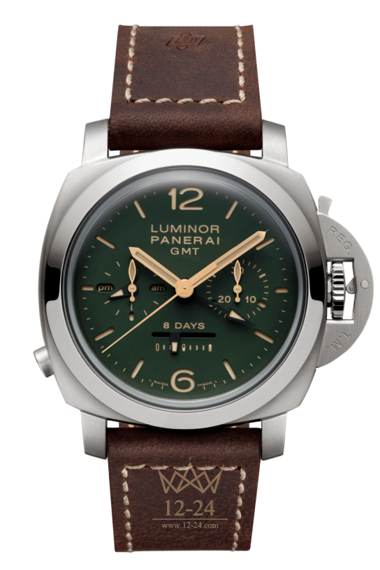 Panerai Chrono Monopulsante 8 Days GMT Titanio — 44 mm PAM00737