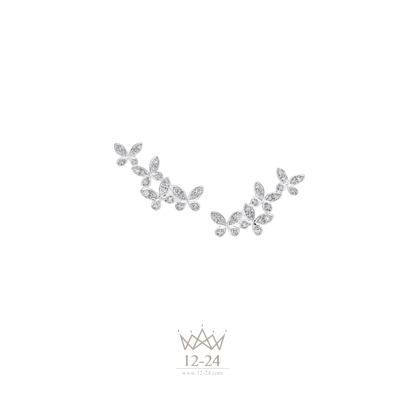 Graff Pavé Butterfly Diamond Petite Ear Climbers RGE1818