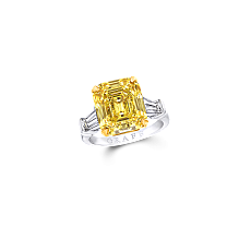 Украшение Graff Emerald Cut Ring Yellow Diamond YET02 — main thumb