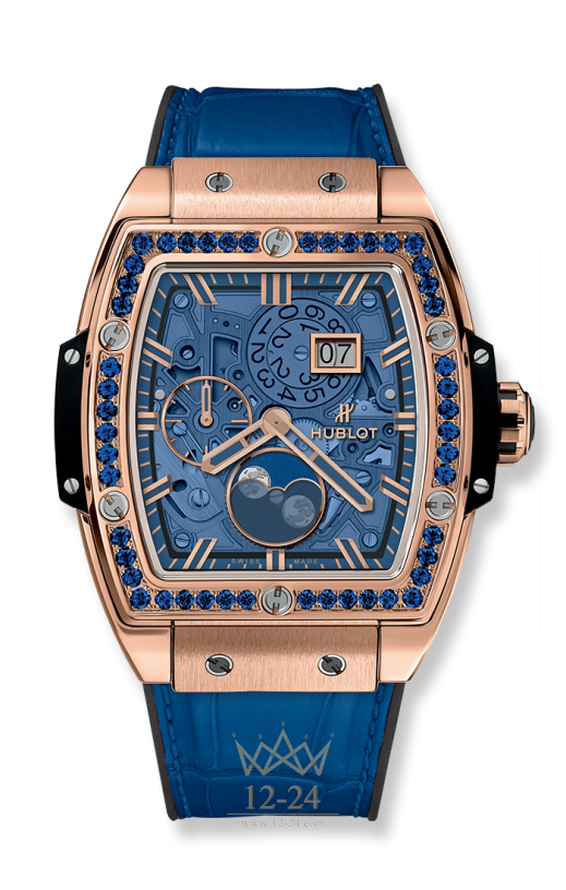 Hublot Moonphase King Gold Dark Blue 647.OX.5181.LR.1201
